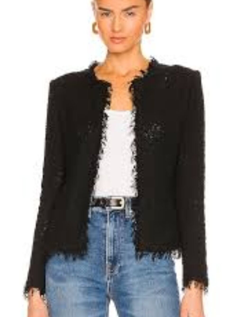 Iro Black Shivani Jacket Size S